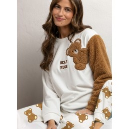 64964 ADMAS PIJAMA MUJER BEAR HUGS