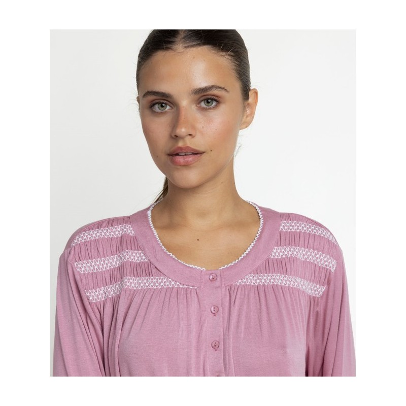 61563 ADMAS CAMISOLA VISCOSA BORDADA