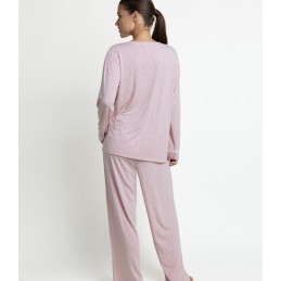 64630 ADMAS PIJAMA MUJER PICO ENCAJE