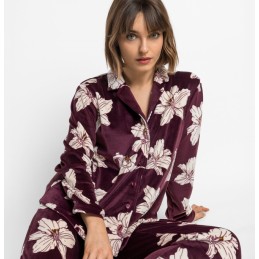 64656 ADMAS PIJAMA ABIERTO FLORAL