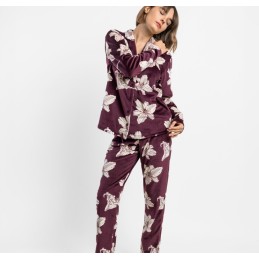 64656 ADMAS PIJAMA ABIERTO FLORAL