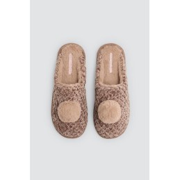 14184 YSABEL MORA ZAPATILLA MUJER POM POM Beige Foto