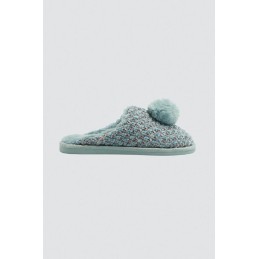14184 YSABEL MORA ZAPATILLA MUJER POM POM Verde agua Foto