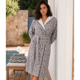 LEO ARCO BALENO ALBORNOZ CAPUCHA ANIMAL PRINT