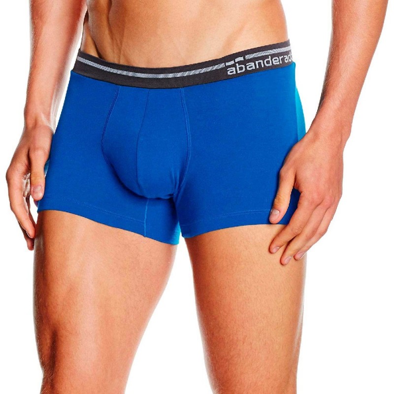 Azul 537 ABANDERADO BOXER HOMBRE CINTURA EXTRA SUAVE Foto 3796