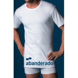Blanco 806 ABANDERADO CAMISETA HOMBRE FIBRA THERMAL MCORTA CREDONDO Foto 3835