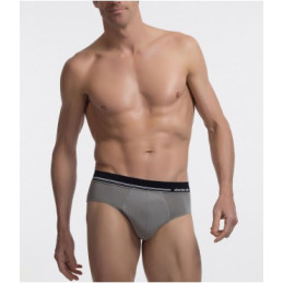 GRIS INTENSO A077H ABANDERADO SLIP CRO CINTURA EXTRA SUAVE Foto 3882