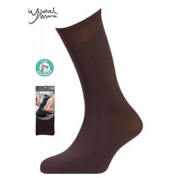 15116 YSABEL MORA PACK-2 CALCETIN UNISEX 70 DEN "Puño Antipresion"