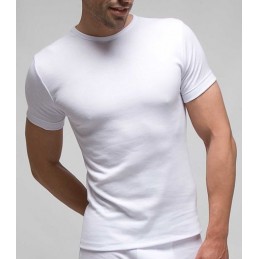 Blanco 7420 RAPIFE 48-52 BLANCO CAMISETA HOMBRE TERMICA MCORTA CREDONDO Foto 5681