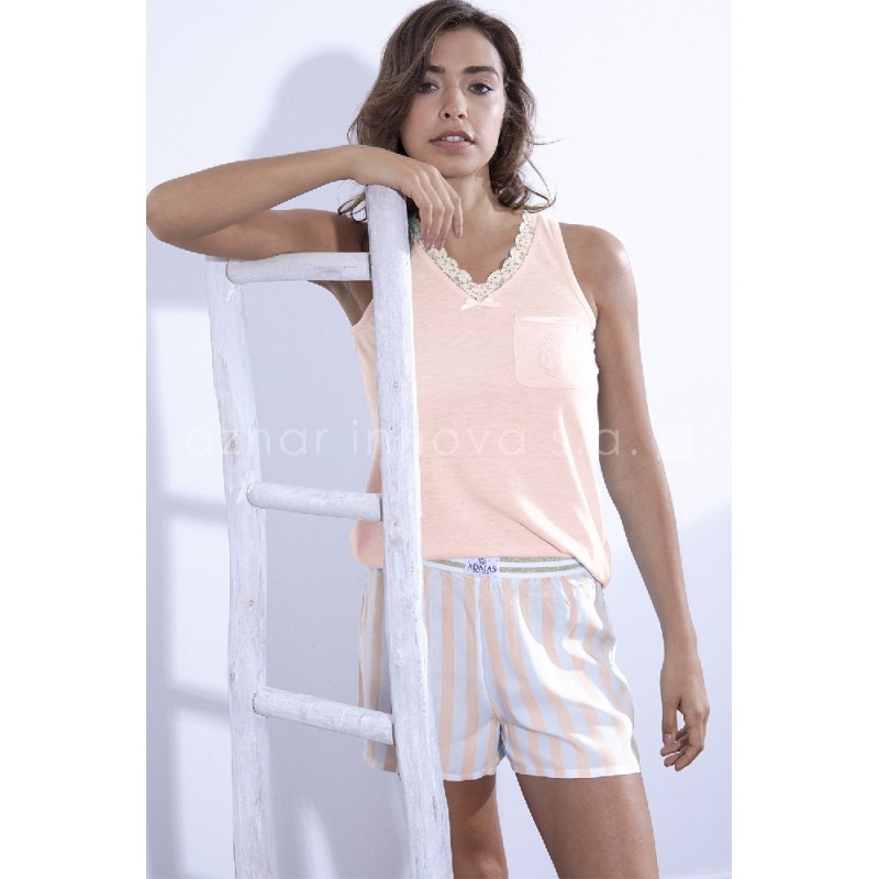 Rosa 54193 ADMAS PIJAMA JOVEN TIRANTAVIGORE PANT RAYAS Foto 6936 Rosa 54193 ADMAS PIJAMA JOVEN TIRANTAVIGORE PANT RAYAS Foto 6936