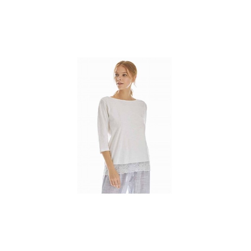 Blanco N09192 PROMISE PIJAMA SRA PANT LARGO MANGA FRANCESA Foto 7543 Blanco N09192 PROMISE PIJAMA SRA PANT LARGO MANGA FRANCESA Foto 7543