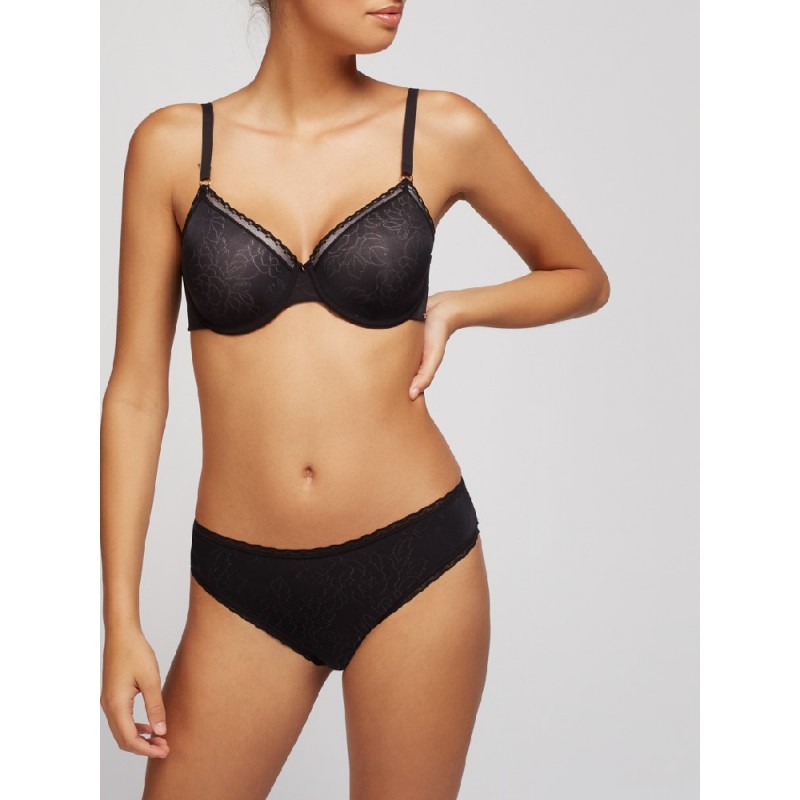 Negro 3/0265 C GISELA CONJ SUJET RELLENO JACQUARD+BRAGUITA "SUITE" Foto 7553 Negro 3/0265 C GISELA CONJ SUJET RELLENO JACQUARD+BRAGUITA "SUITE" Foto 7553