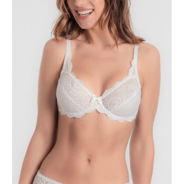 Blanco 5832 C PLAYTEX SUJETADOR AROS SIN RELLENO BLONDA Foto 8024