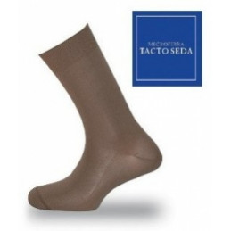 Beige 2025 POCHOLO CALCETIN HOMBRE TACTO SEDA ANTIPRESION Foto 8194