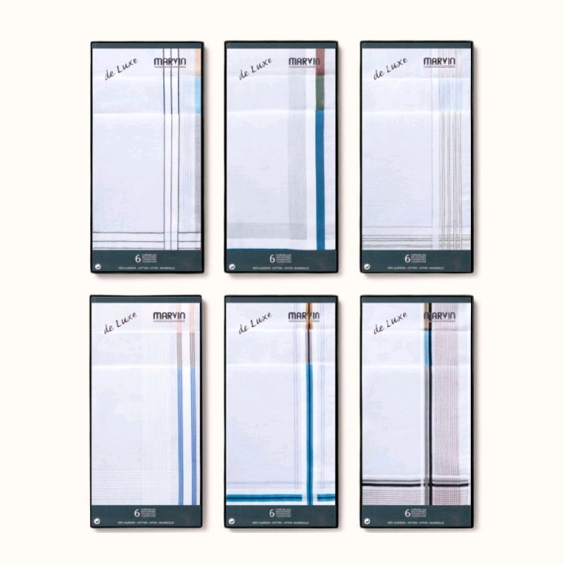 SU1 11190 P MARVIN CRYSTAL 6 uds PAÑUELOS CRO 43x43