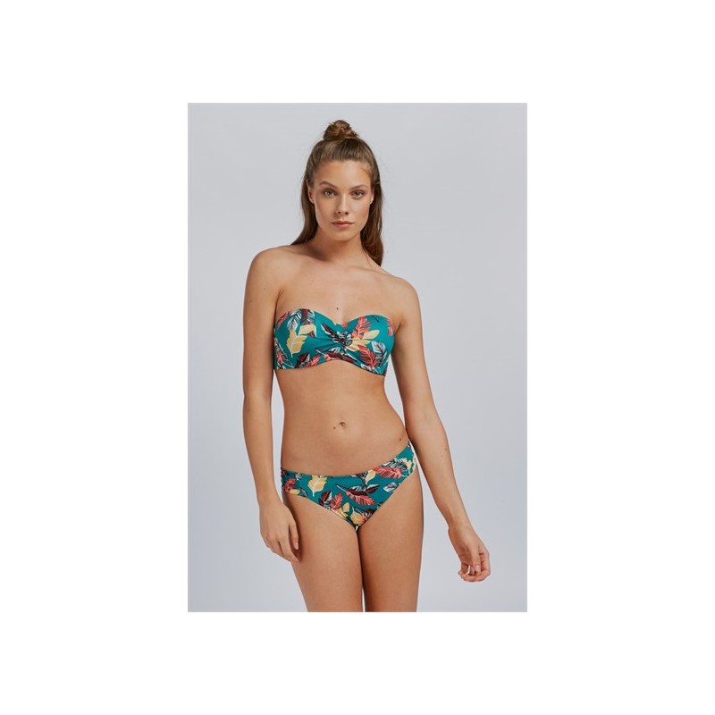 3/3269 B GISELA BIKINI BANDEAU ESTAMPADO HOJAS Foto 9050 3/3269 B GISELA BIKINI BANDEAU ESTAMPADO HOJAS Foto 9050