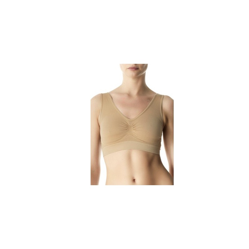 BRASSIERE WELLNESS PM  POMPEA TOP MICROFIBRA SIN COSTURAS 89631330